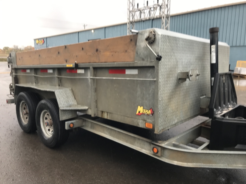 Cargo, Utility Trailers  2021 Miska 7 Ton Galvanized Dump Trailer Photo